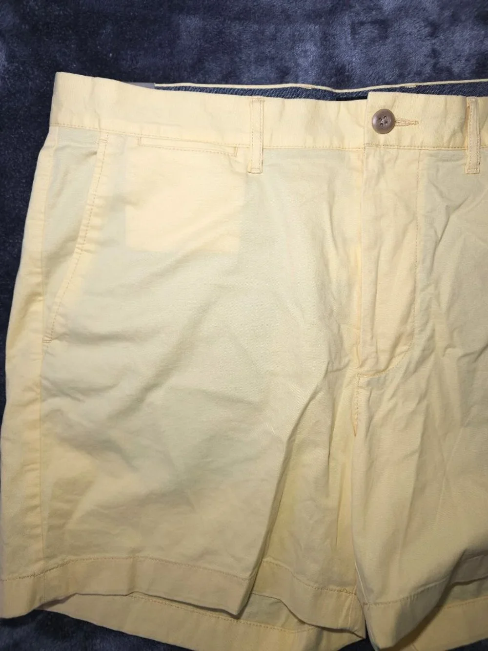 NWT J Crew Yellow 34 Shorts 5” Inseam Cotton Resort Beach Golf Work Reimagined